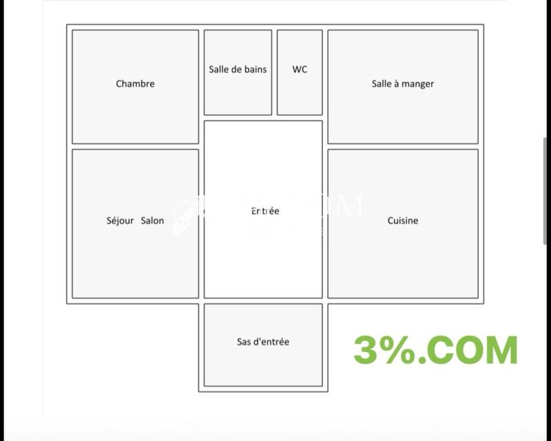 Maison - 68 m² - 3 pièces