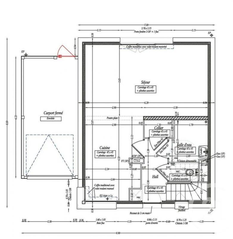 Maison - 83 m² - 4 pièces