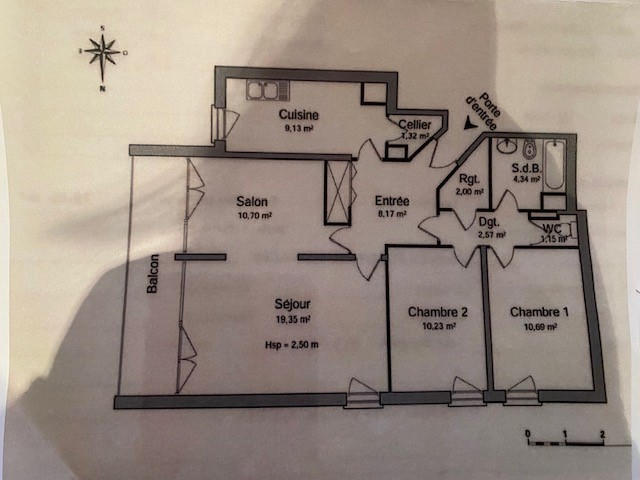 Appartement - 80 m² - 4 pièces