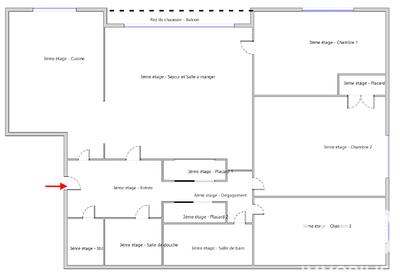 Appartement - 78 m² - 4 pièces