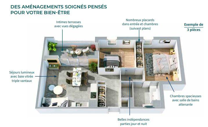 Appartement - 87 m² - 4 pièces