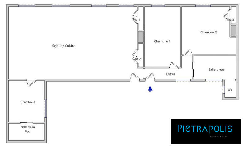 Appartement - 89 m² - 4 pièces