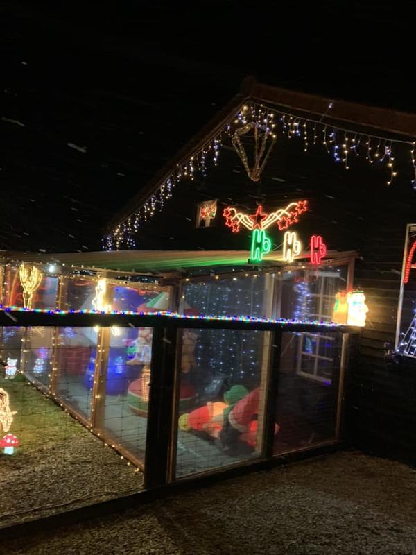 Maison avec son décor magique