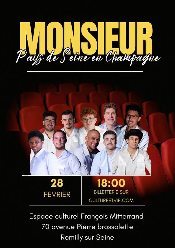 Monsieur Pays de Seine en Champagne 2026, à l'Espace culturel François Mitterrand