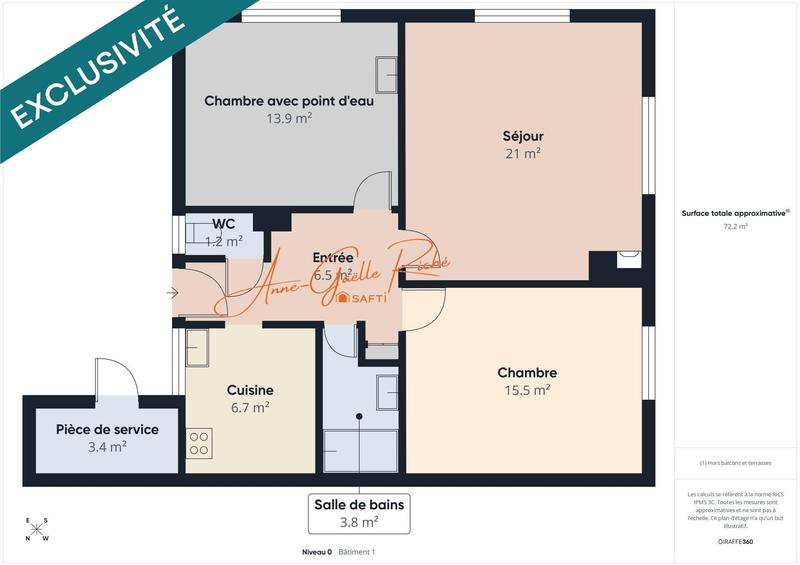 Maison - 71 m² - 3 pièces