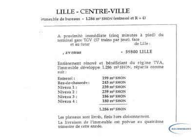 Bureau - 1 286 m²