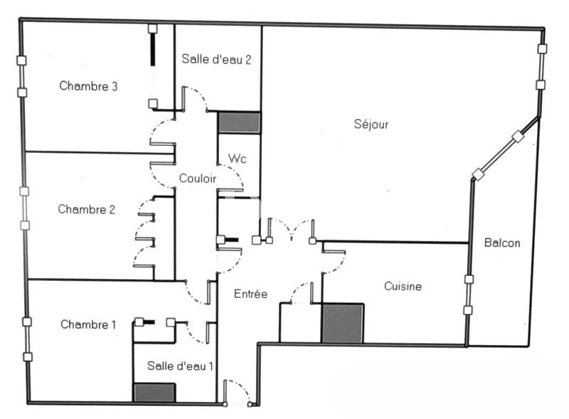 Appartement - 89 m² - 5 pièces
