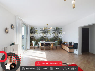 Appartement - 75 m² - 3 pièces