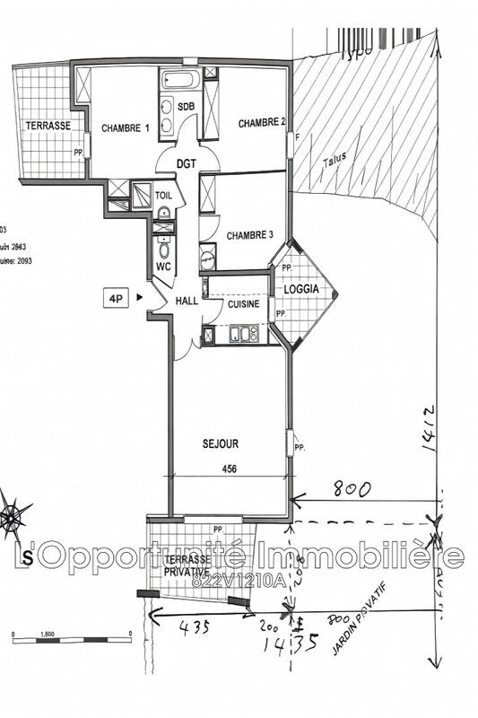 Appartement - 75 m² - 4 pièces
