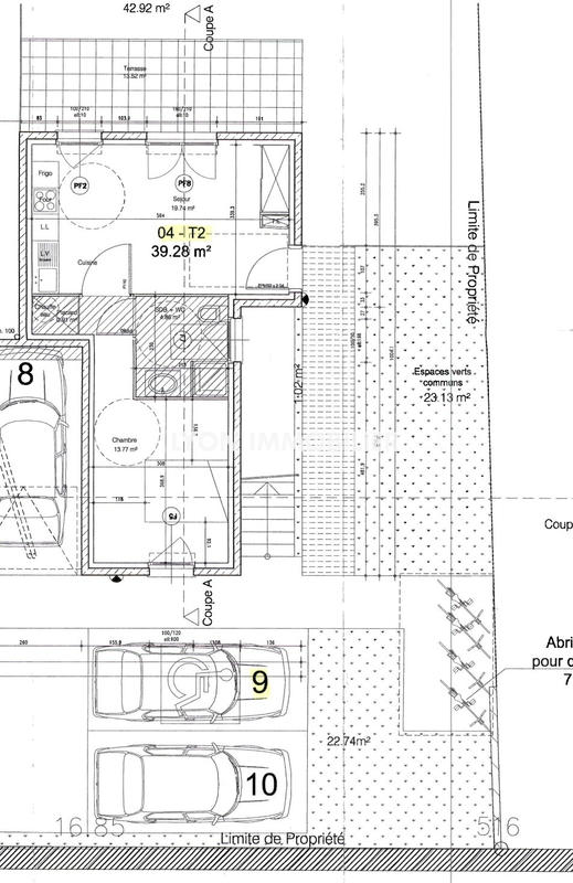 Appartement - 40 m² - 2 pièces