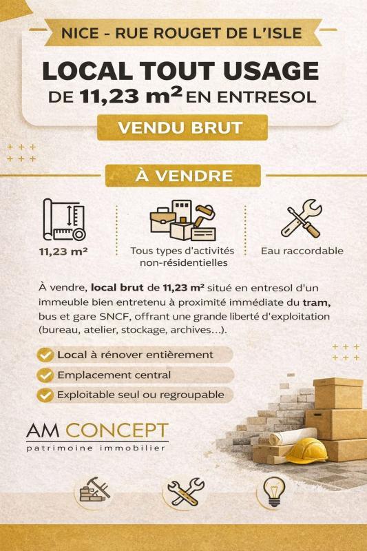 Appartement - 11 m² - 1 pièce