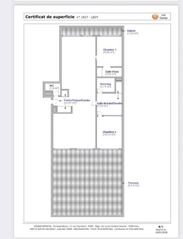 Appartement - 118 m² - 4 pièces