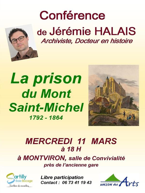 Conférence "La prison du Mont Saint-Michel - 1782 - 1864"