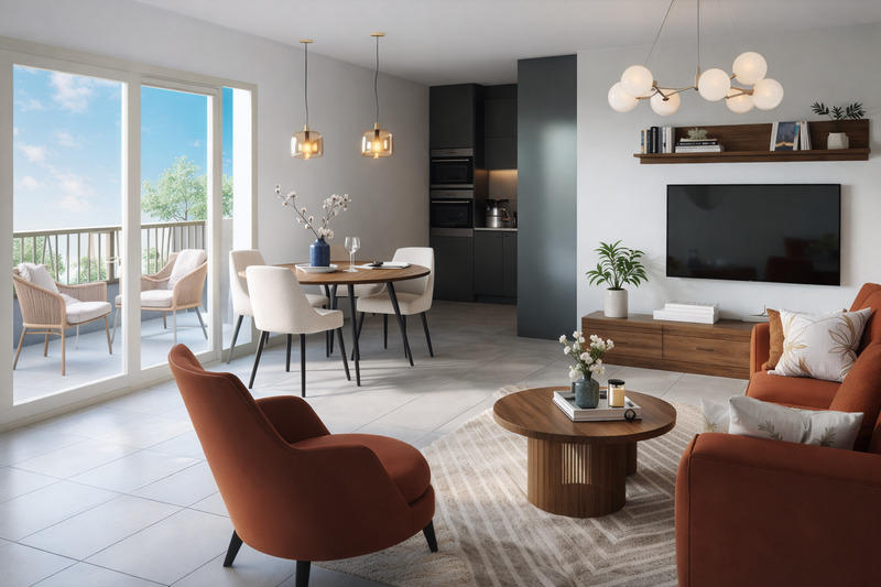 Appartement - 51 m² - 2 pièces