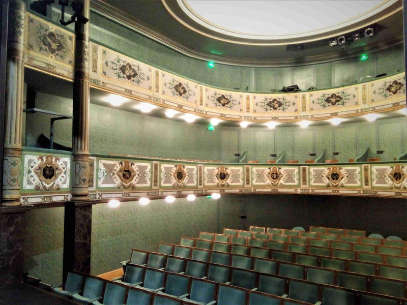 Visite guidée du théâtre de la halle au blé - la Flèche