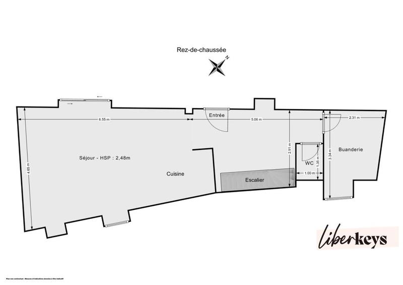 Maison de village - 90 m² - 3 pièces