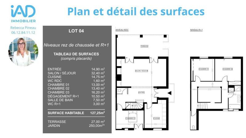 Maison - 127 m² - 5 pièces