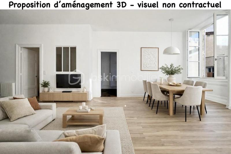 Appartement bourgeois - 86 m² - 3 pièces