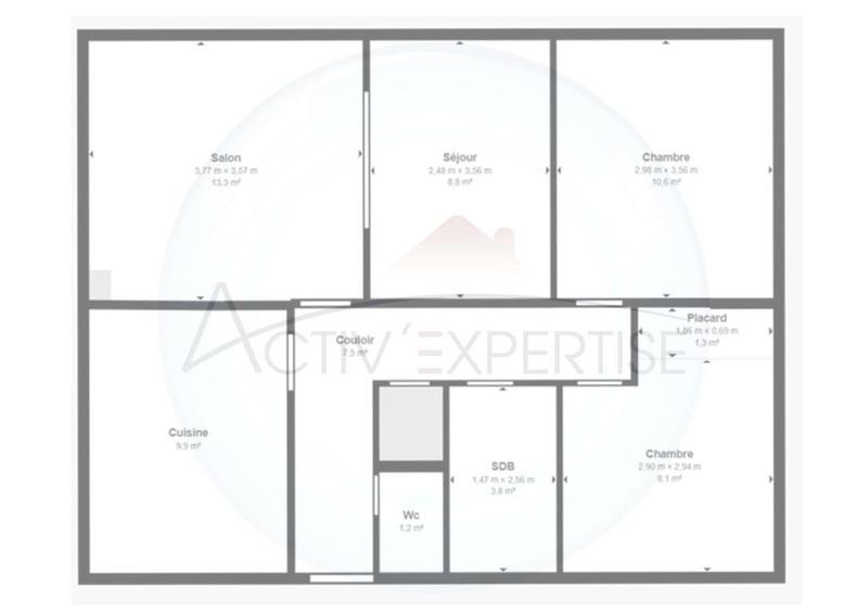 Maison de ville - 124 m² - 8 pièces