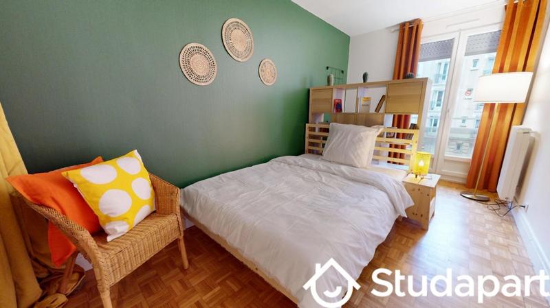 Chambre - 10 m² - 1 pièce