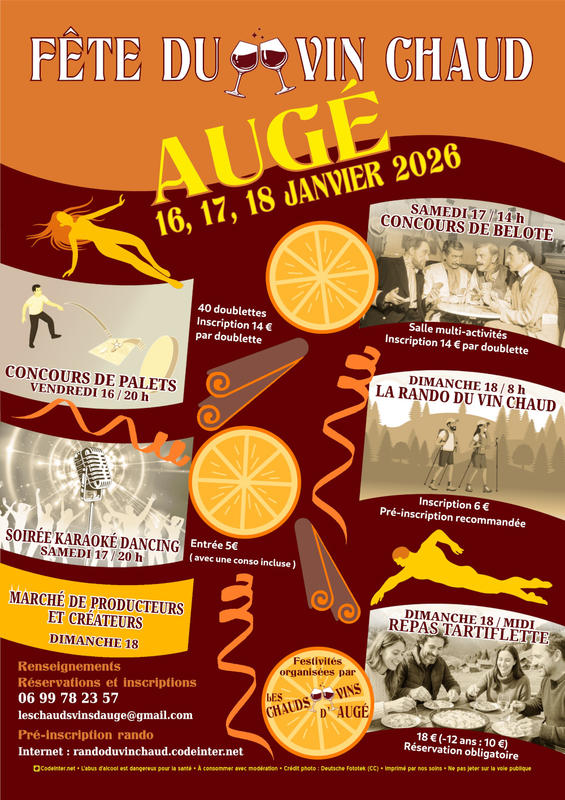 Fête du vin chaud ! Week-end du 16 au 18 janvier 2026