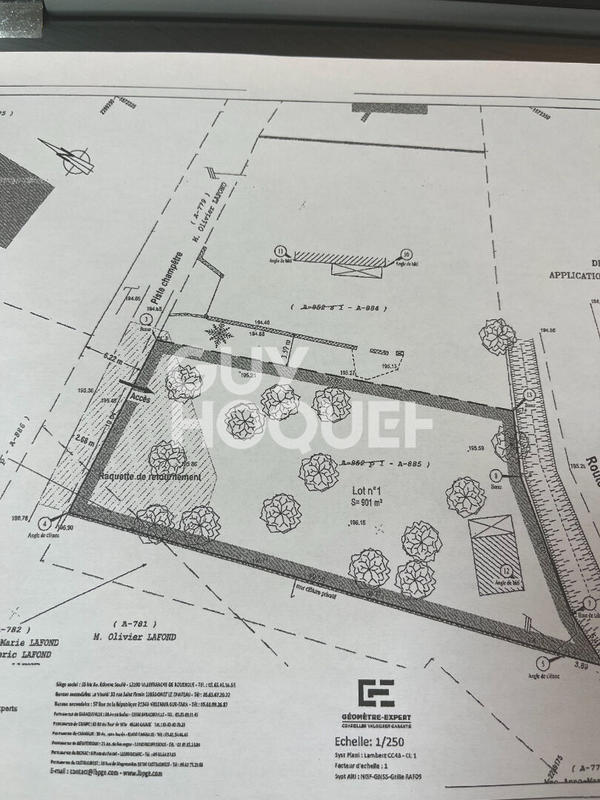Terrain - 901 m²