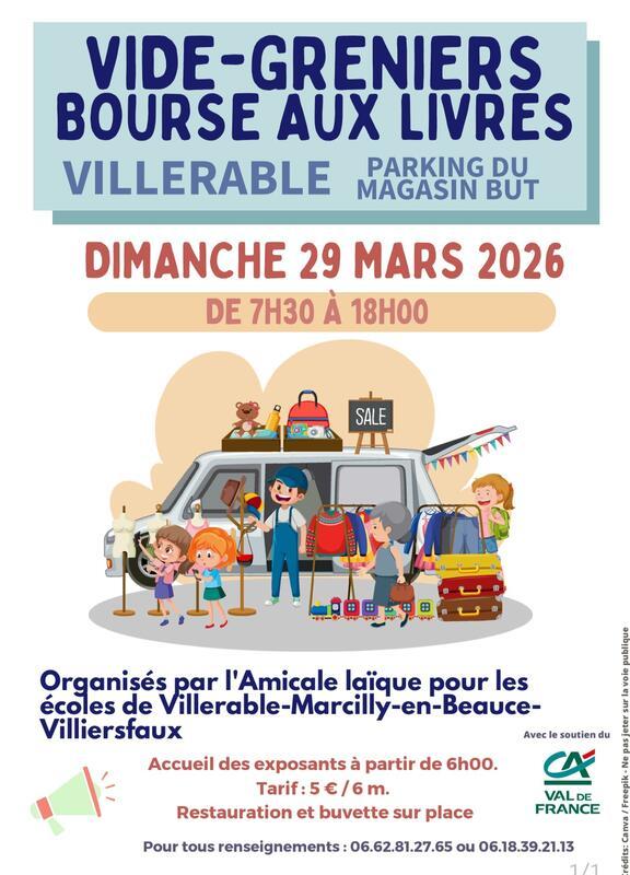 Vide greniers et bourse aux livres