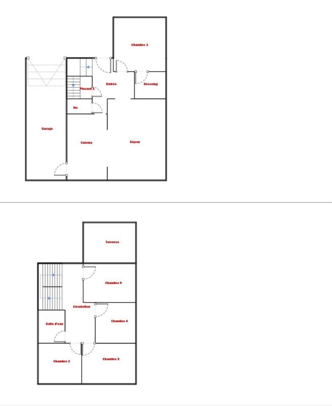 Maison - 103 m² - 6 pièces