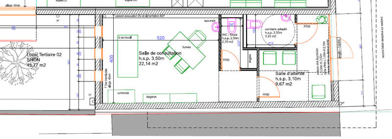 Local d'activité / Entrepôt - 38 m²