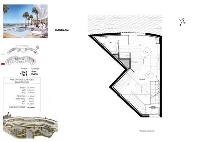 Appartement - 59 m² - 2 pièces