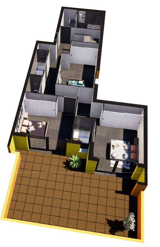 Appartement - 145 m² - 5 pièces