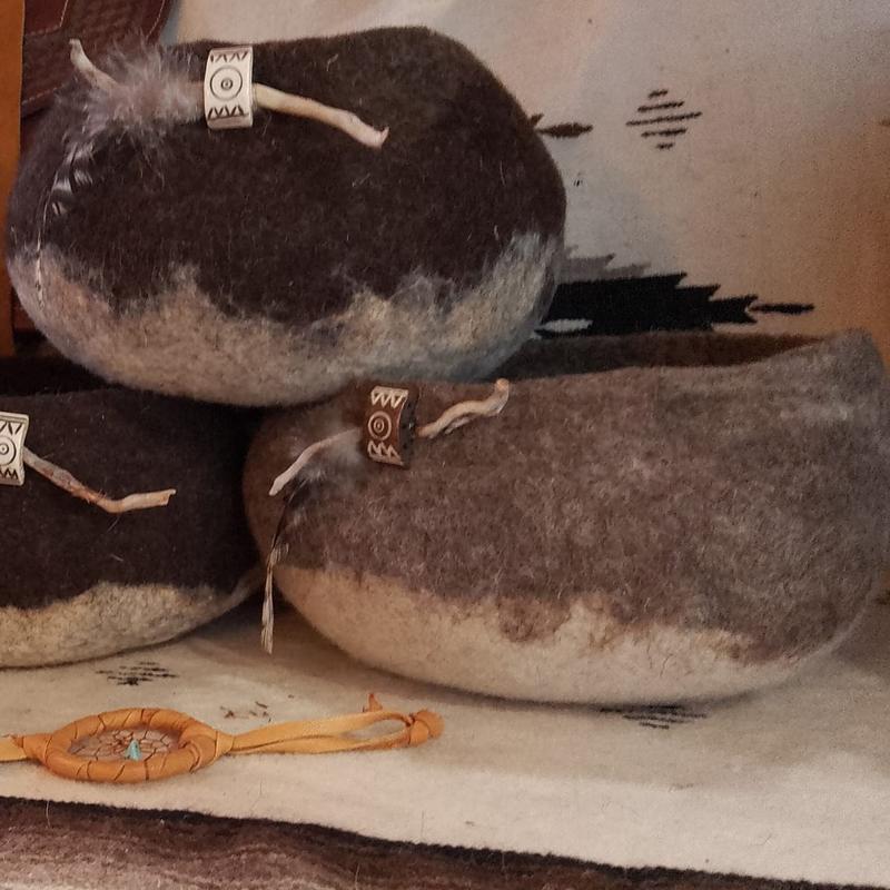 Créations en laine feutrée