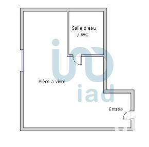 Appartement - 18 m² - 1 pièce