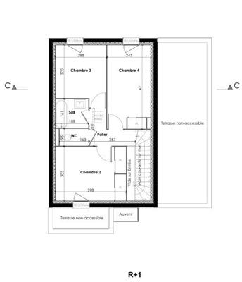 Maison - 100 m² - 5 pièces