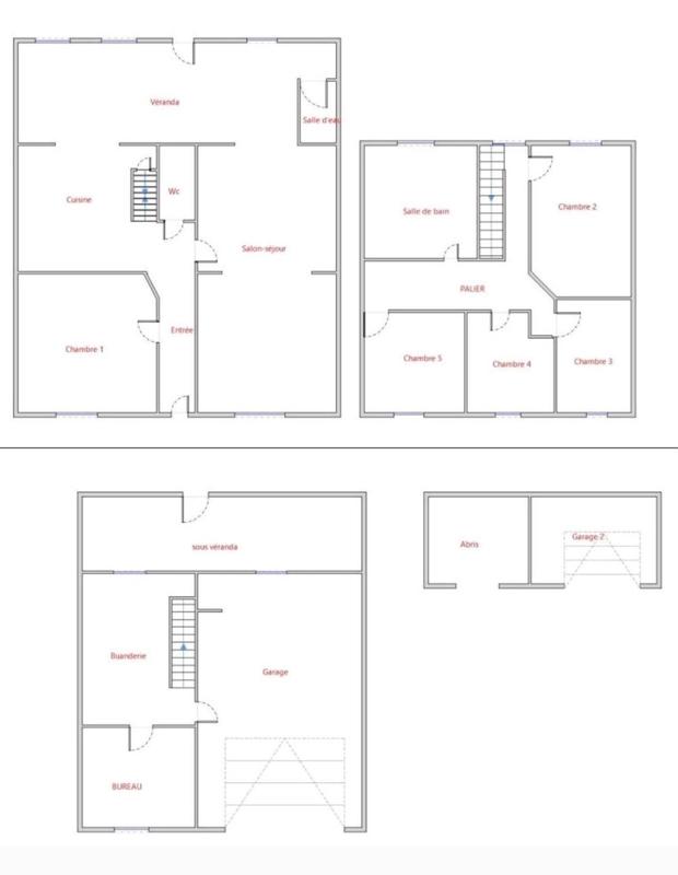 Maison - 167 m² - 6 pièces