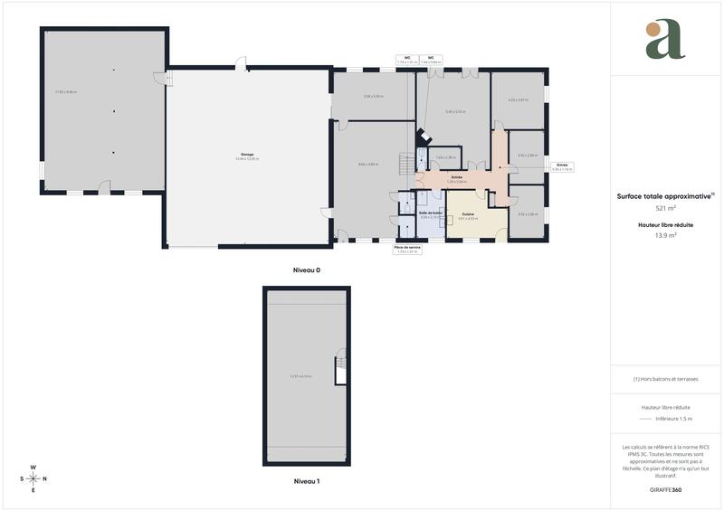Local d'activités - 516 m²