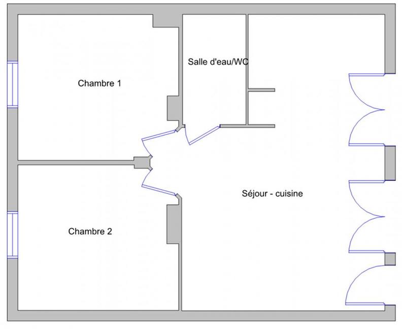 Appartement - 58 m² - 3 pièces