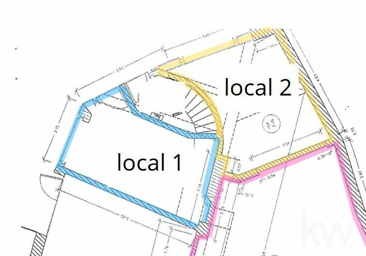 Magasins - 36 m² - 2 pièces