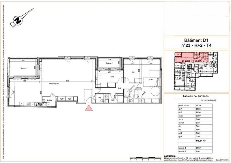 Appartement - 145 m² - 4 pièces