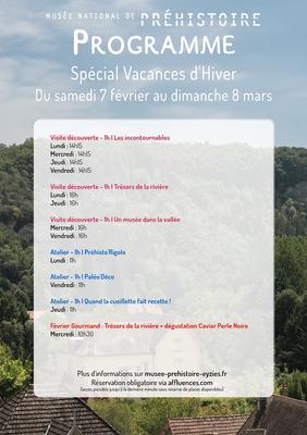Les vacances d'hiver au Musée national de Préhistoire