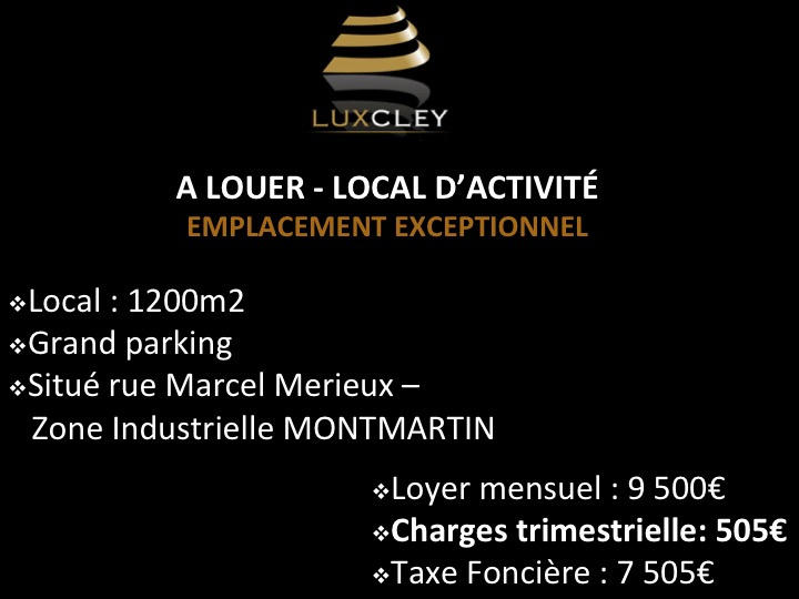 Local d'activités - 1 200 m²