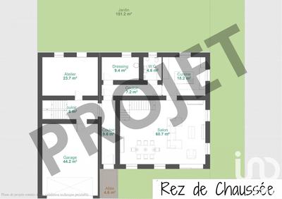 Maison de village - 145 m² - 6 pièces