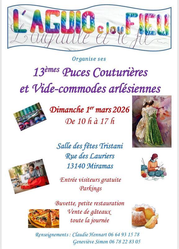 13èmes puces couturières - vide commodes arlésiennes