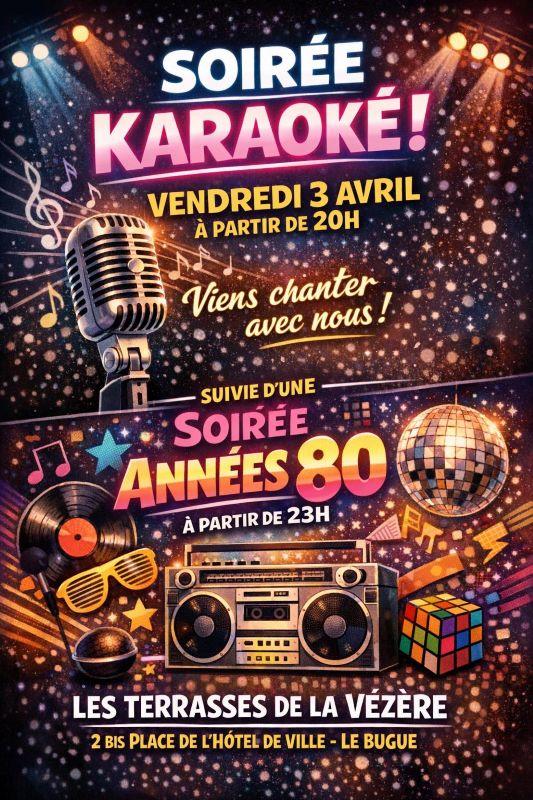 Soirée karaoké et années 80
