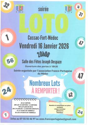 Loto par l'association Franco-Portugaise