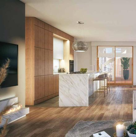 Appartement - 64 m² - 3 pièces