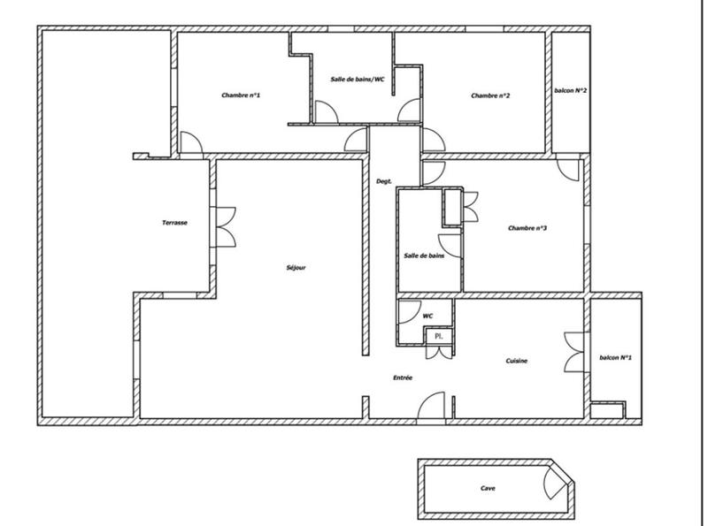 Appartement - 134 m² - 4 pièces