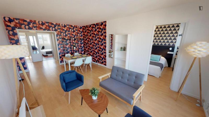 Chambre - 12 m² - 3 pièces