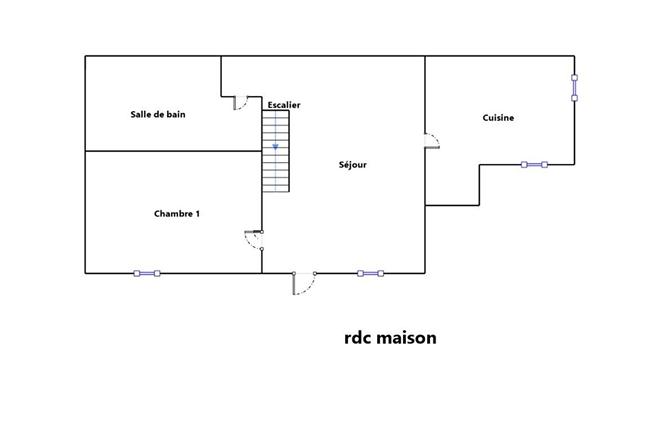Maison de campagne - 70 m² - 3 pièces