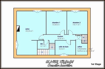 Immeuble - 155 m² - 3 pièces